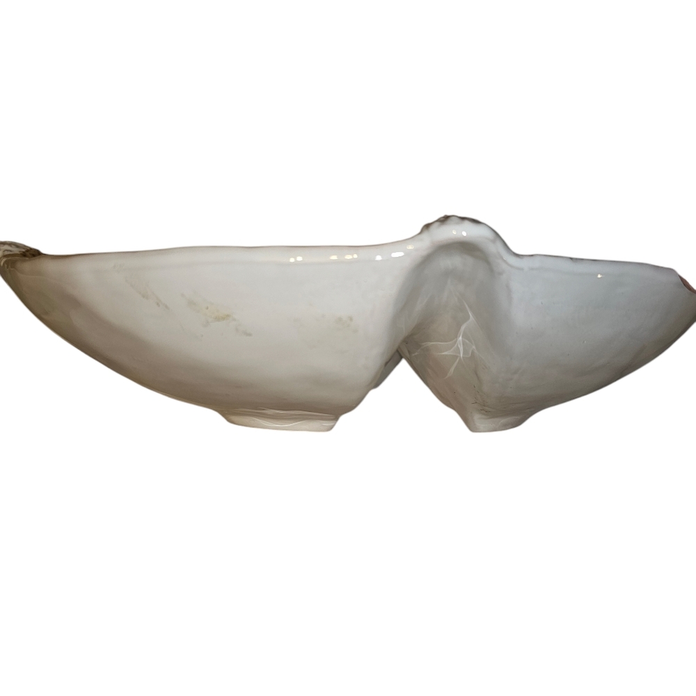 Mud Pie Starfish Collection Divided Dish White Glaze 5 Sections Vegetable Tray - Picture 4 of 4